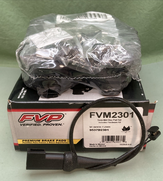 New Genuine FVP FVM2301 Semi-Met Disc Brake Pad Set