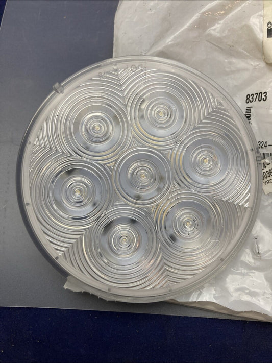 New Replaces Peterson 817C-7 7-Diode Clear 4" LED Round Back-Up Light