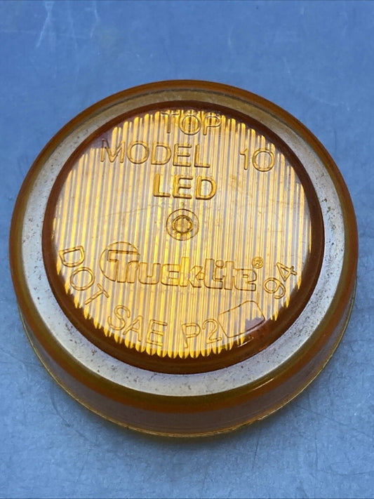 Qty 2 Truck-Lite Model 10 LED Lens, Amber