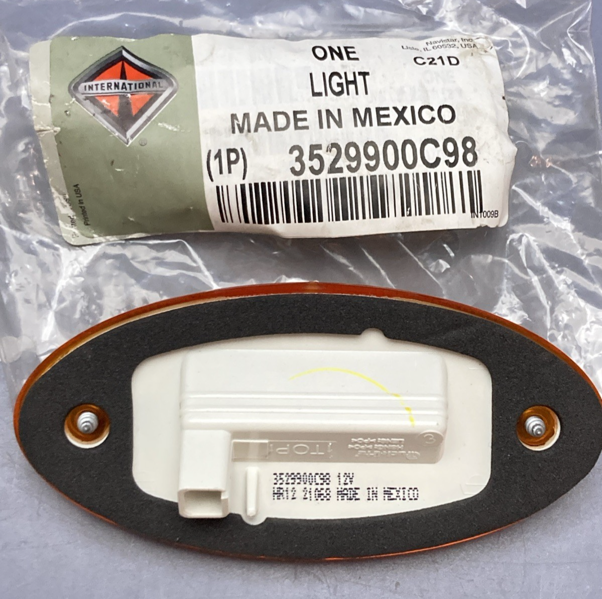 New Genuine International 3529900C98 LED Oval Cab Marker Light