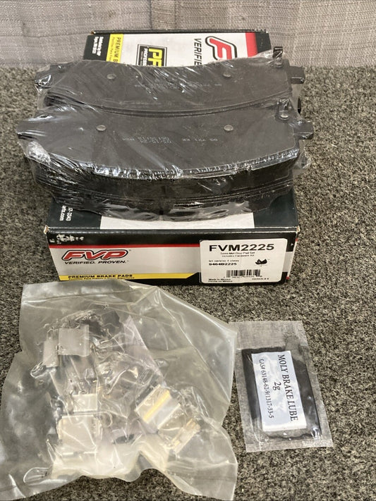 New Genuine FVP FVM2225 Semi-Met Disc Brake Pad Set