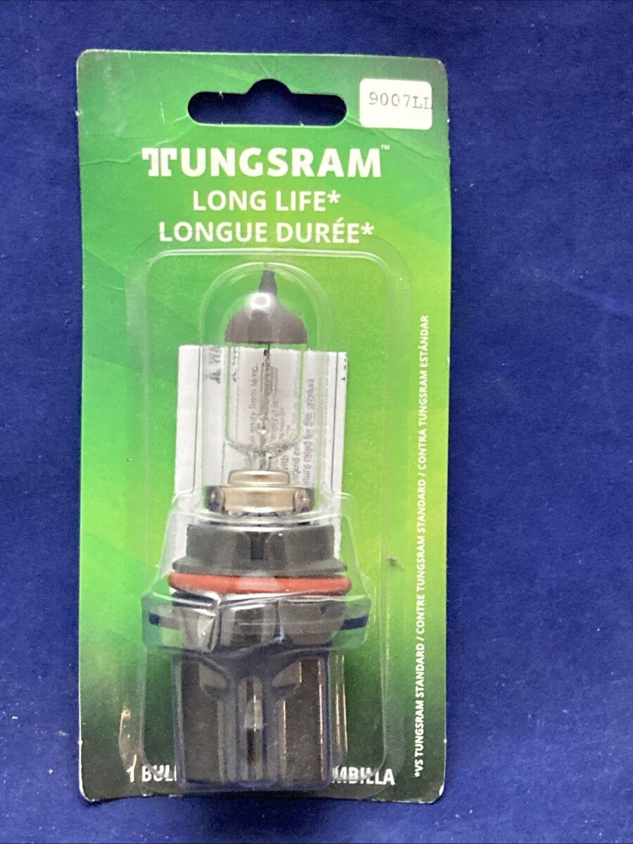 New Genuine Tungsram 9007LL Long Life Headlight Bulb