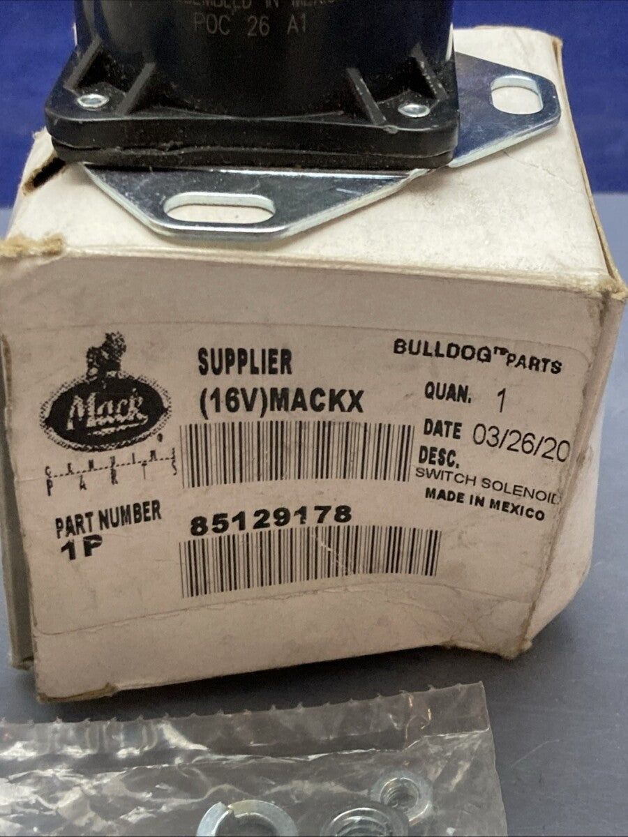 New Genuine Mack 85129178 Starter Relay Solenoid 16 Volt
