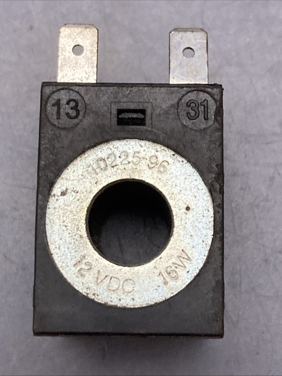 Genuine Deltrol 10225-96 Solenoid Coil, Dual Spade 12V 16W