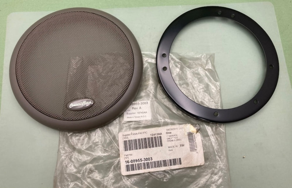 Replaces Peterbilt 16-08955-3003 Speaker Grille 6-1/2" Taupe, Concert Series New