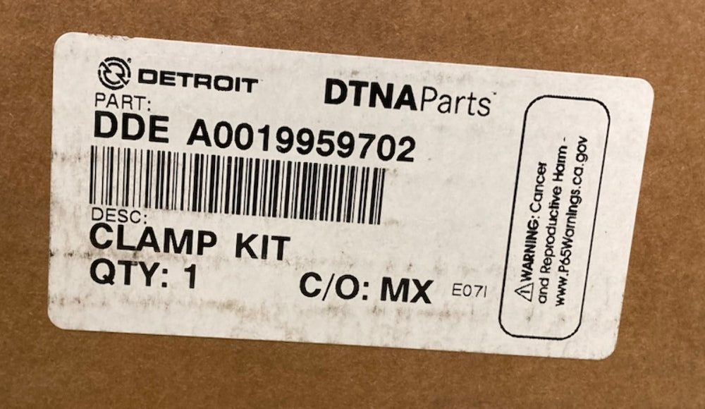Detroit A0019959702 Gasket/Clamp Kit New Genuine