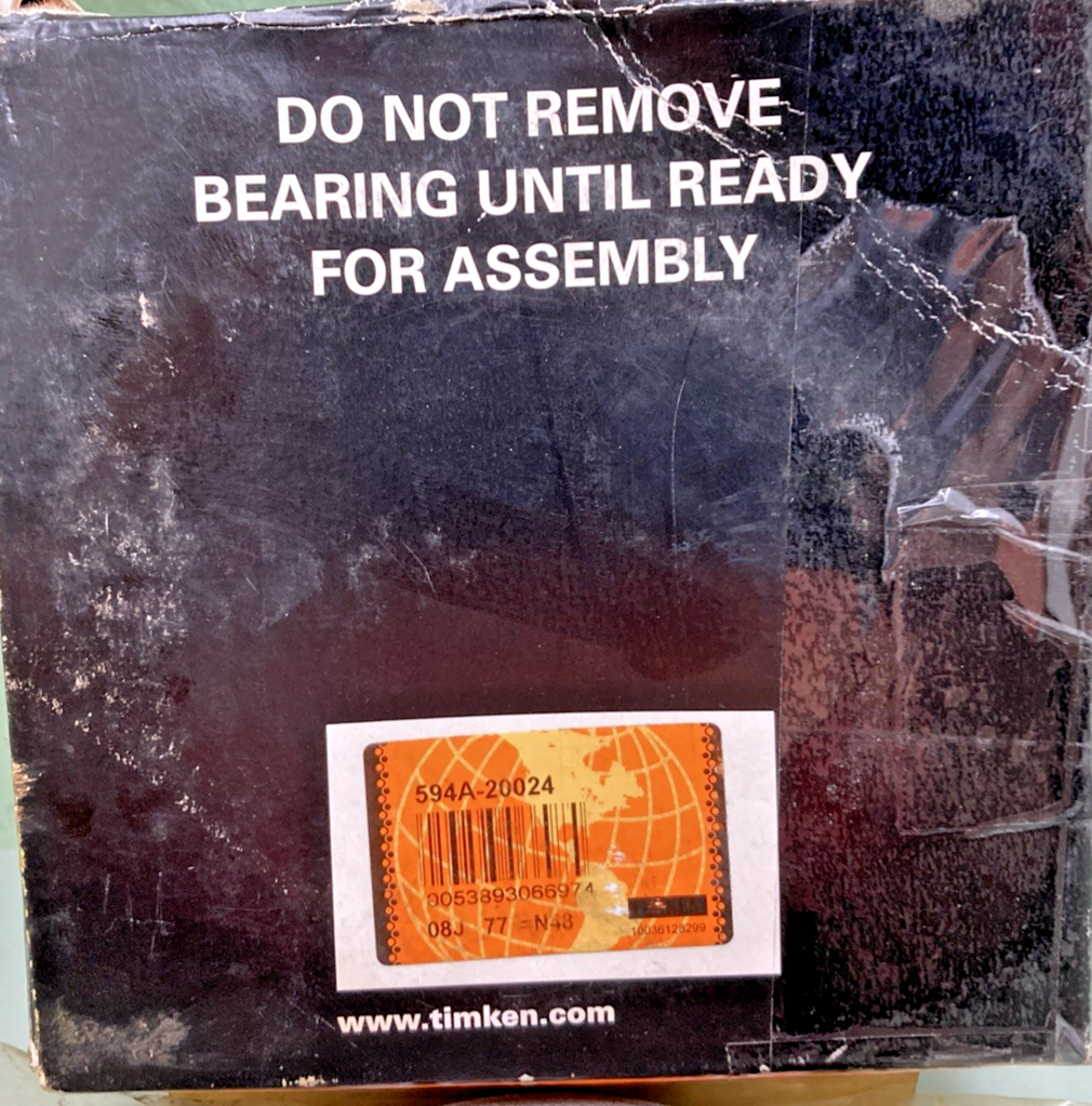 New Genuine Timken 594A-20024 Tapered Roller Bearing Cone