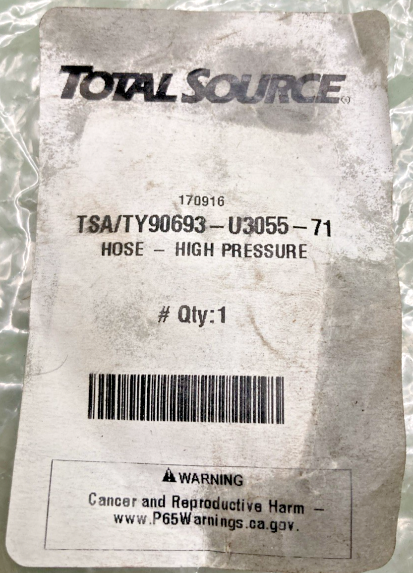 New Genuine Total Source TSA/TY90693-U3055-71 Hose, High PRESSURE