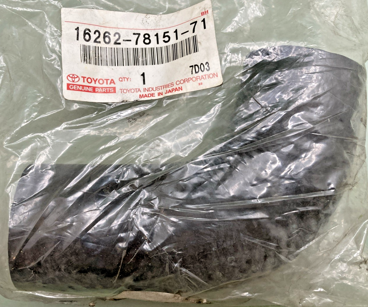 New Genuine Toyota 16262-78151-71 Hose, Bypass