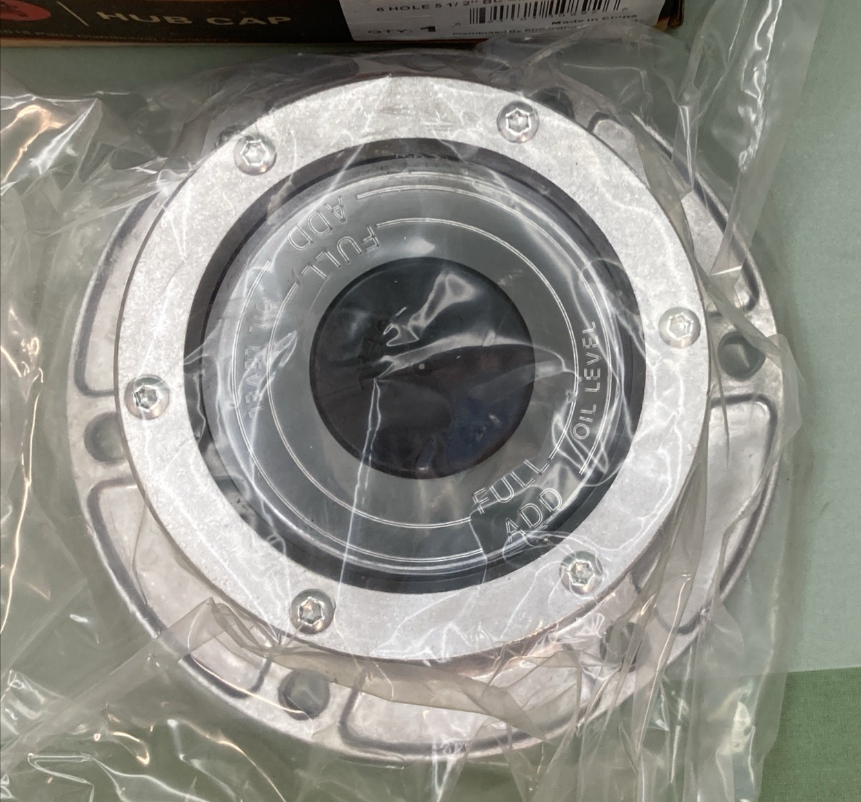 New Genuine OTR HC34009 6-Hole 5 1/2" BC Side Plug Hub Cap