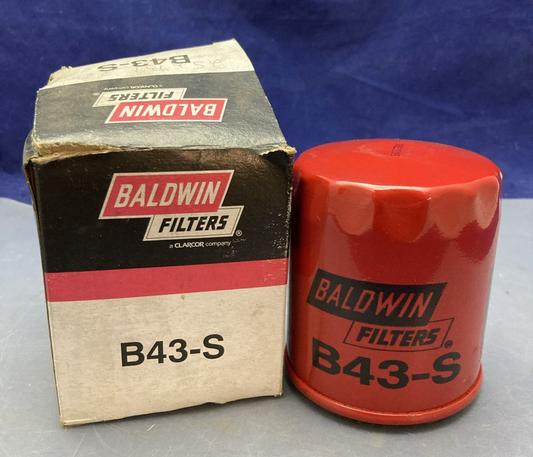 New Genuine Baldwin B43-S Spin-on Lube Filter