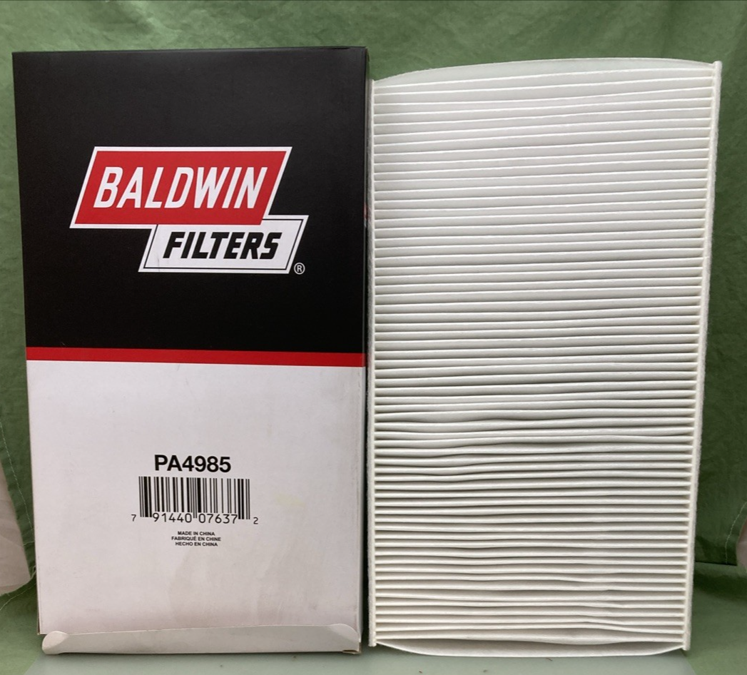 New Genuine Baldwin PA4985 Cabin Air Panel Filter