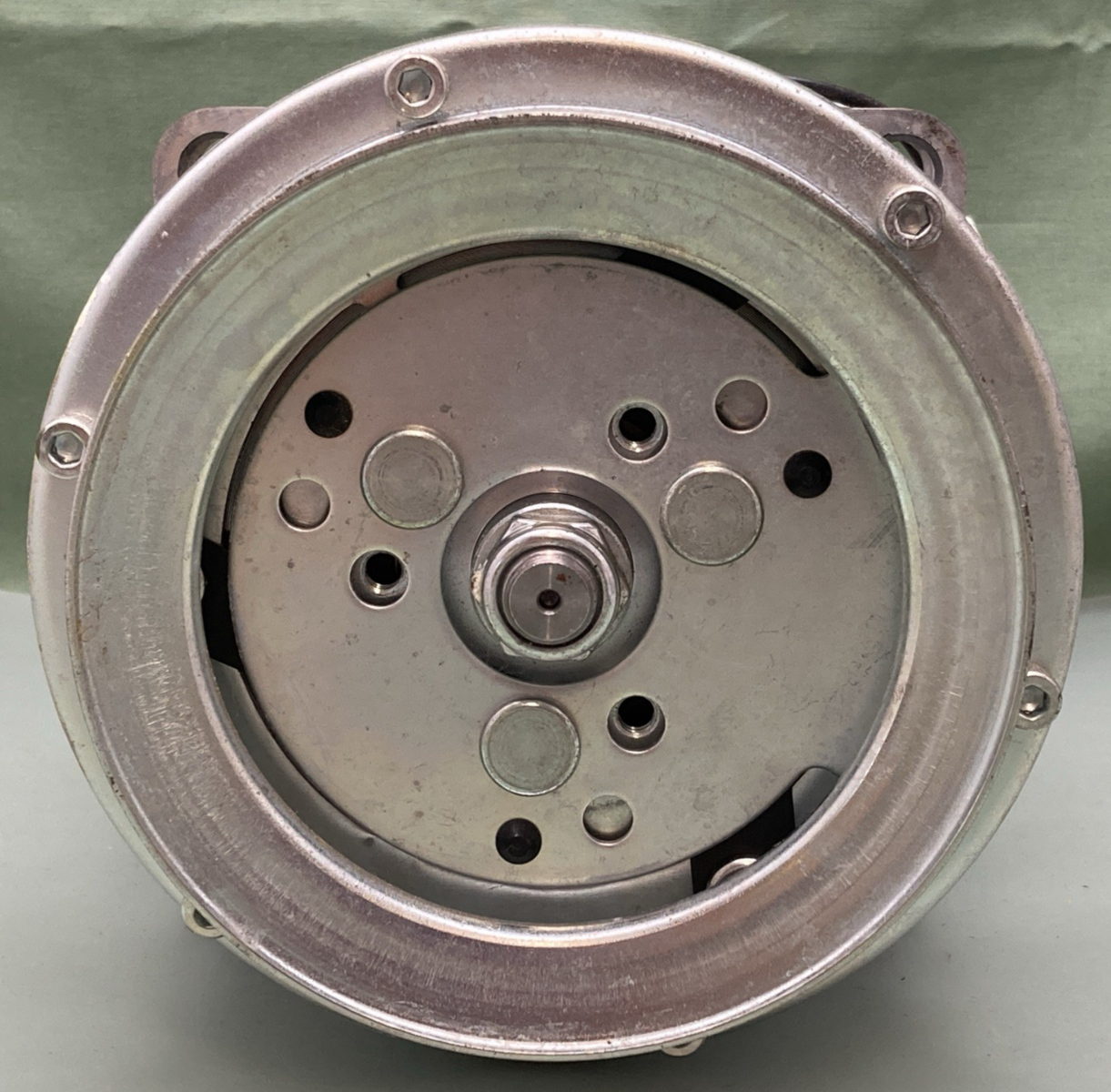 New Genuine Sanden SD5H14 AC Compressor w/ Clutch, S6674