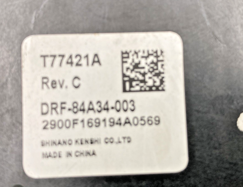 Genuine Shinano Kenshi CO. LTD DRF-84A34-003 Blower Motor (HVAC)
