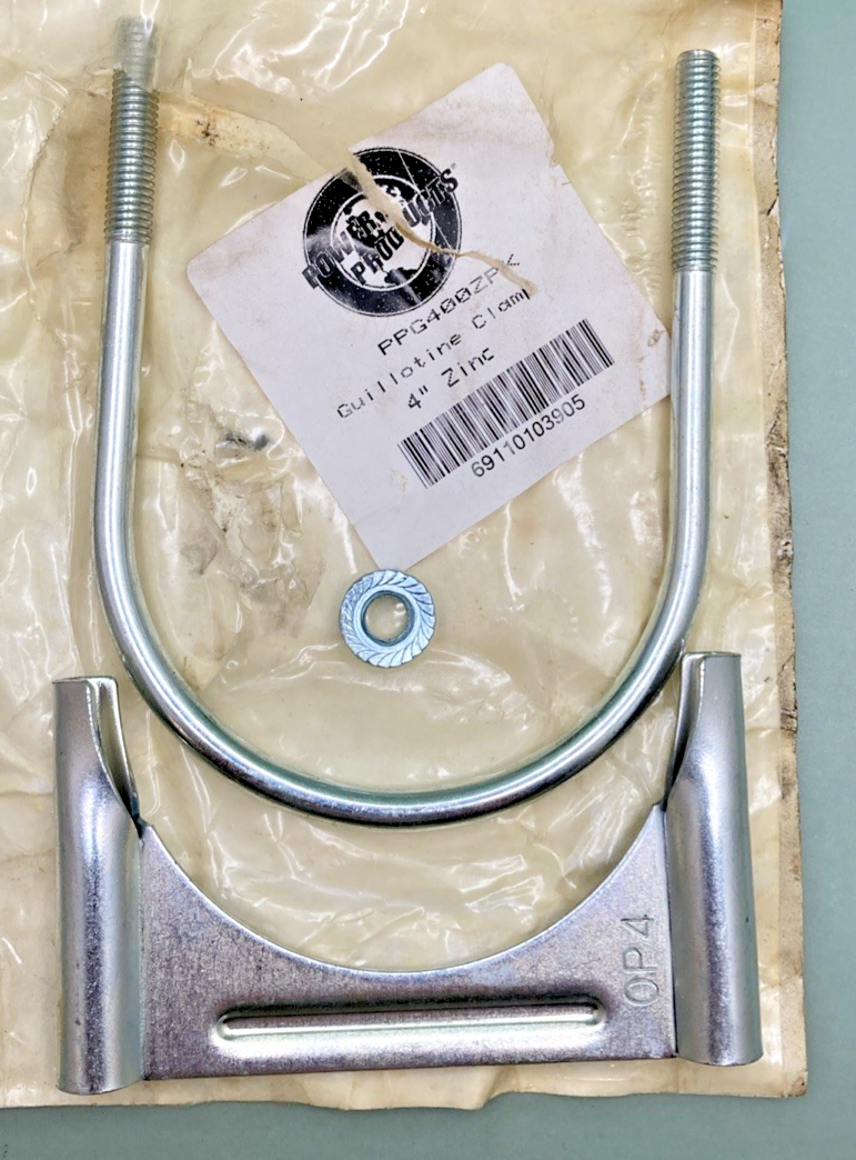 New Genuine Power Products PPG400ZPK Guillotine Clamp 4" Zinc