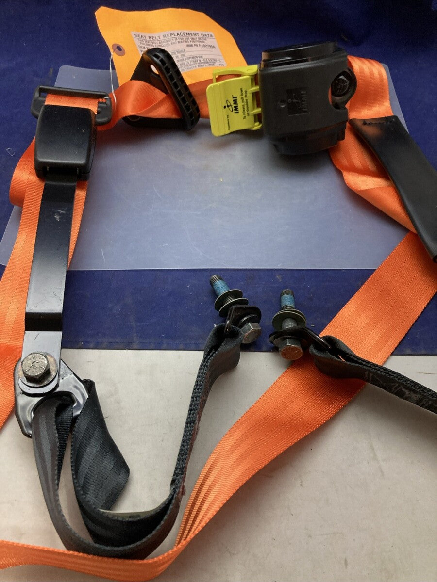 New Genuine Volvo 21114632 Seat Belt Orange