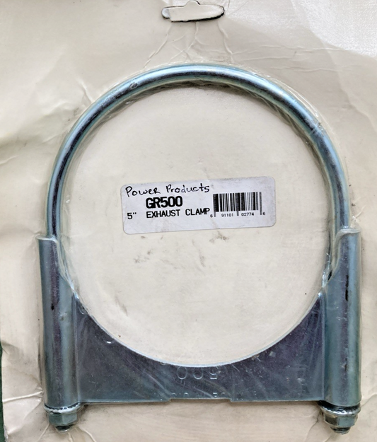 New Genuine Power Products GR500 HD Gtine Rnd Bolt 5" U-Bolt
