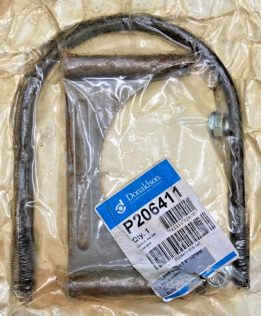 New Genuine Donaldson P206411 Clamp U-Bolt 5" 127 mm