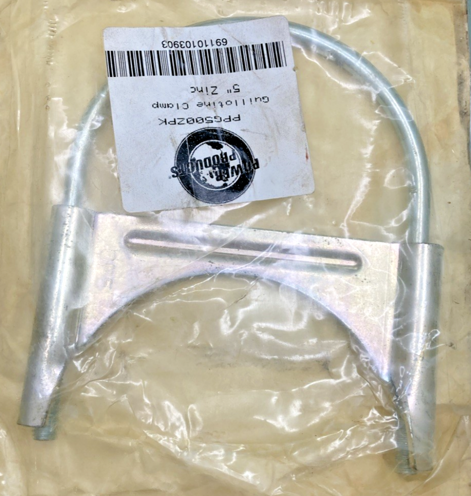 New Genuine Power Products PPG500ZPK Guillotine Clamp 5" Zinc, Incomplete Kit