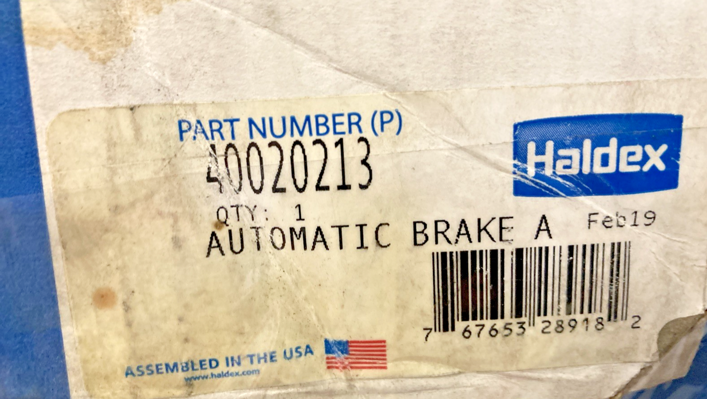 New Genuine Haldex 40020213 Automatic Brake A