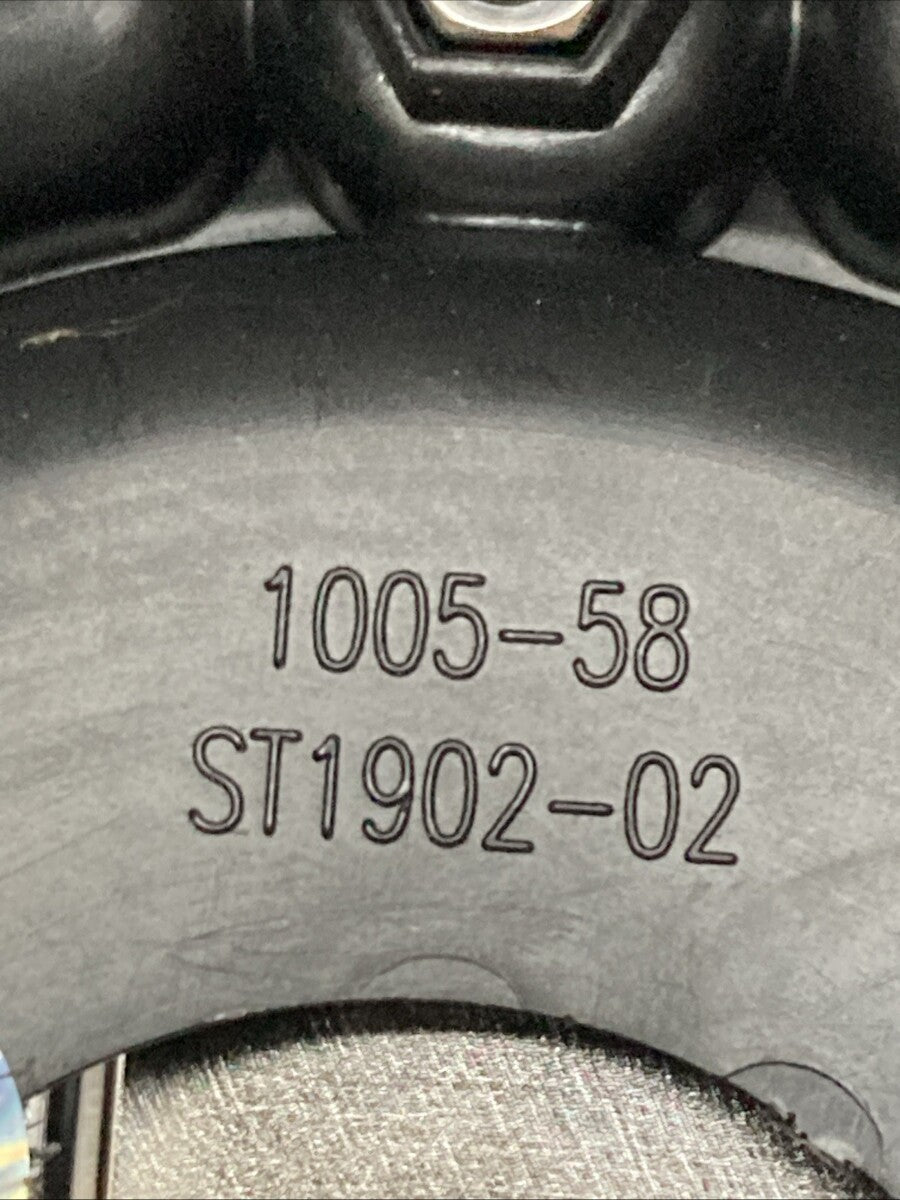 New Genuine Fuel 1005-58 Gunmetal Gray/Black Center Cap