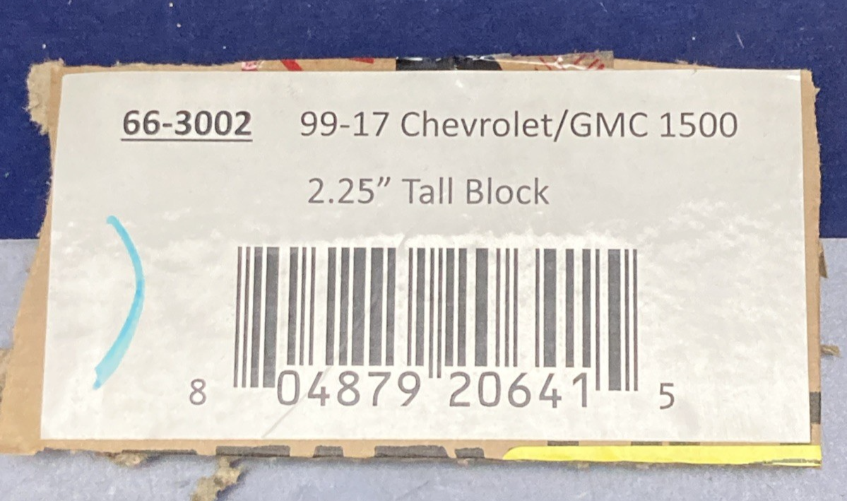 New Genuine Readylift 66-3002 Suspension Rear 2" Block Kit (Incomplete Kit)