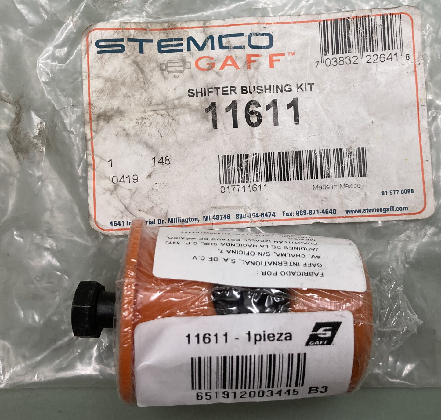New Genuine Stemco Gaff 11611 Shifter Bushing Kit