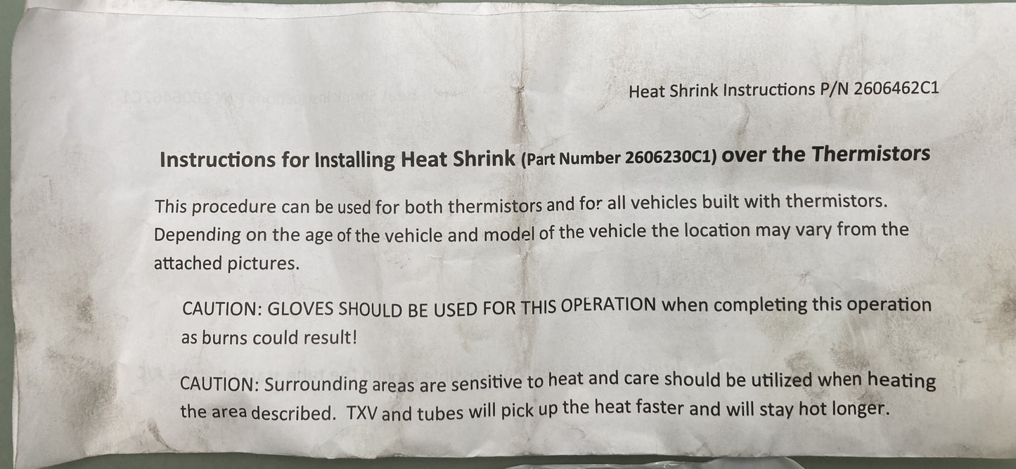 New Genuine International 2606229C92 HVAC Thermistor Kit, Navistar Compatible