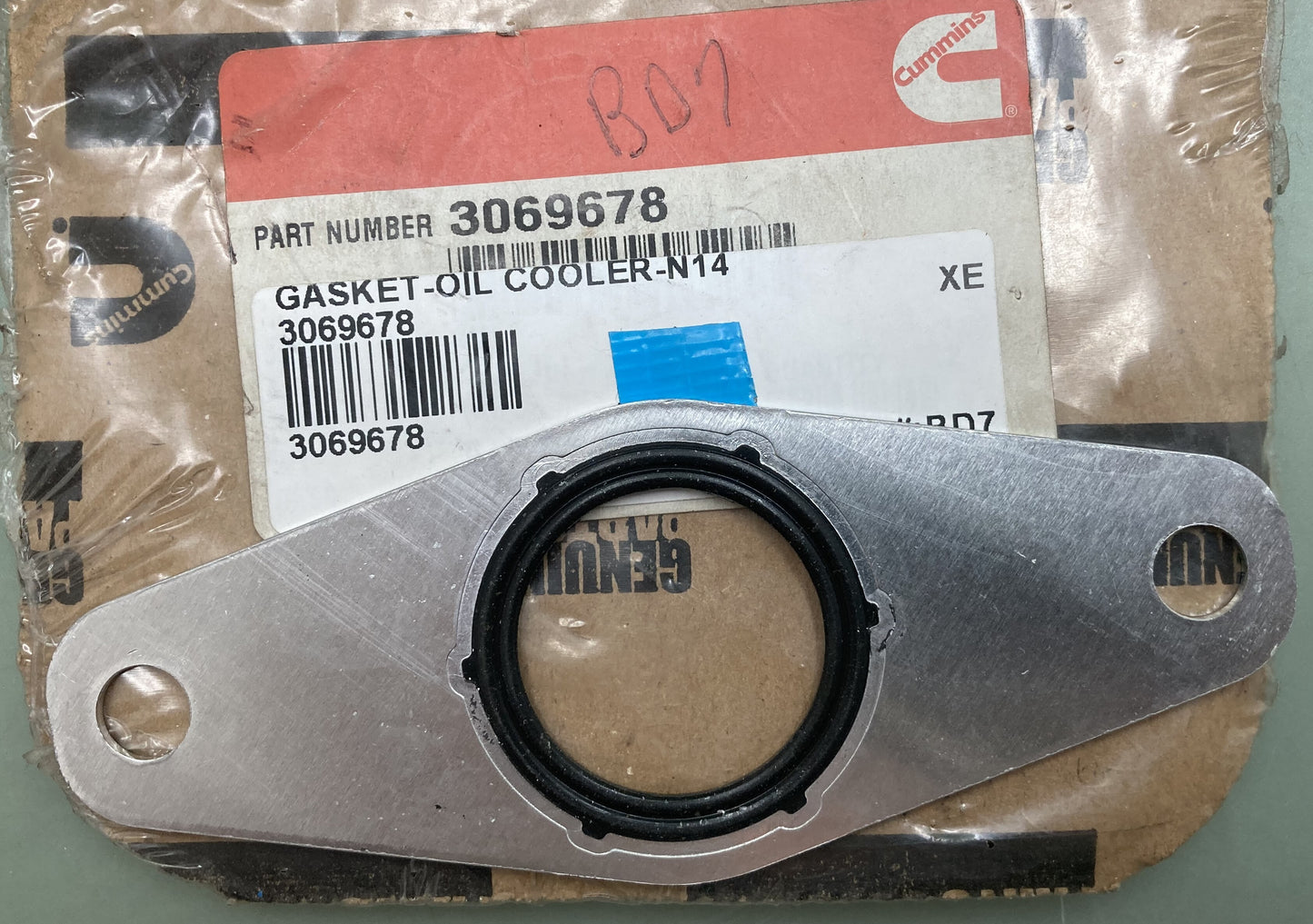New Genuine Cummins 3069678 Lub Oil Clr Hsg Gasket