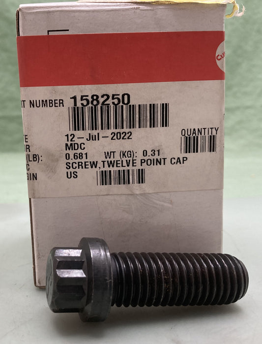 New Genuine Cummins 158250 Twelve Point Cap Screw