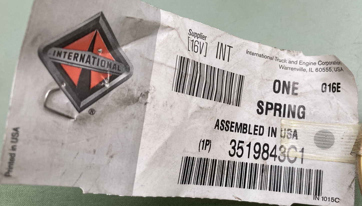 New Genuine International 3519843C1 One Spring