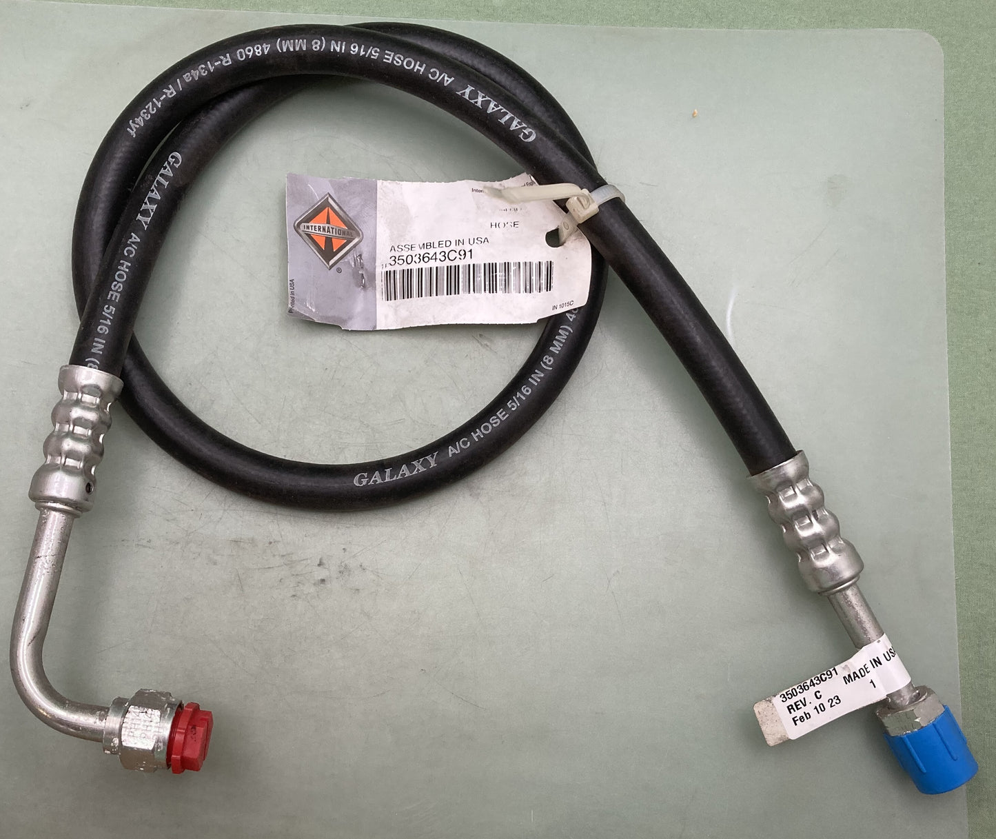 New Genuine International 3503643C91 A/C Hose, Navistar Compatible