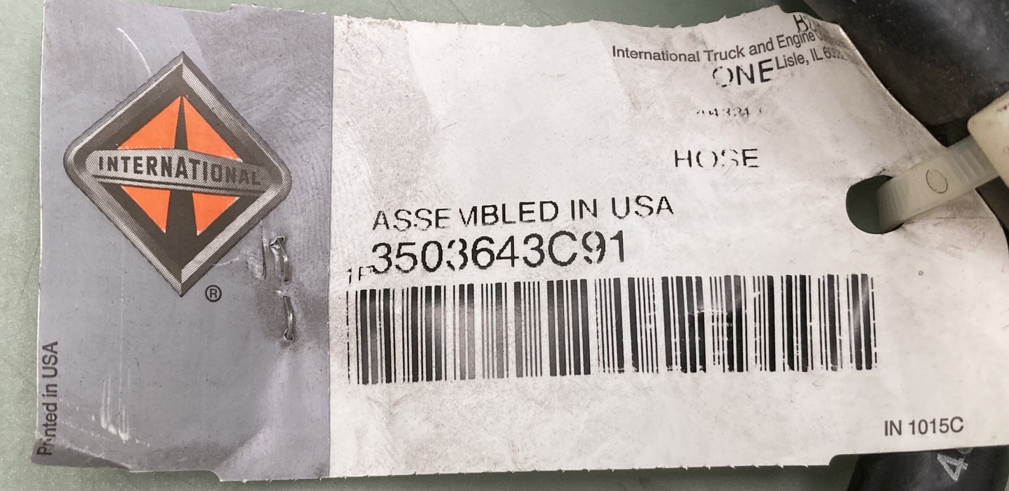 New Genuine International 3503643C91 A/C Hose, Navistar Compatible