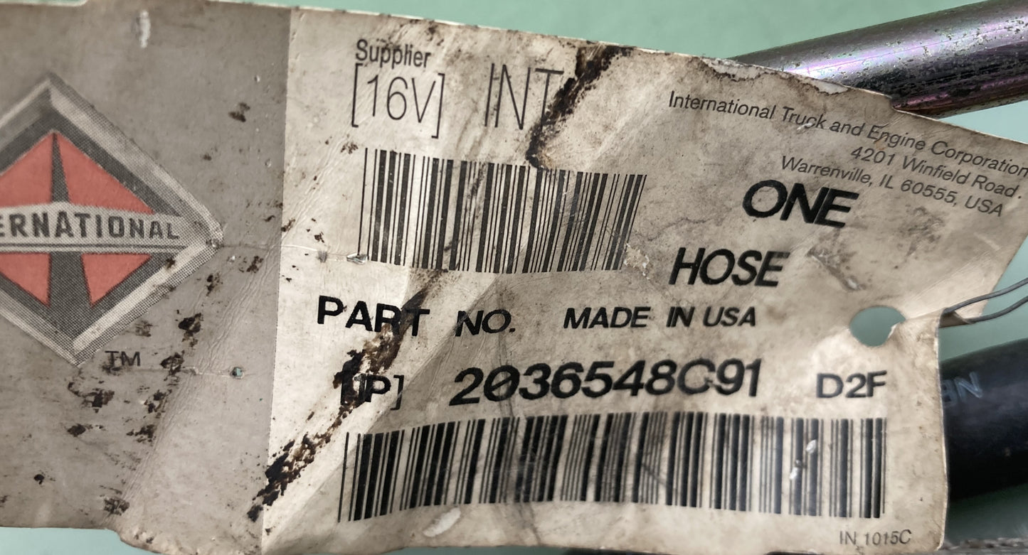 New Genuine International 2036548C91 Hose