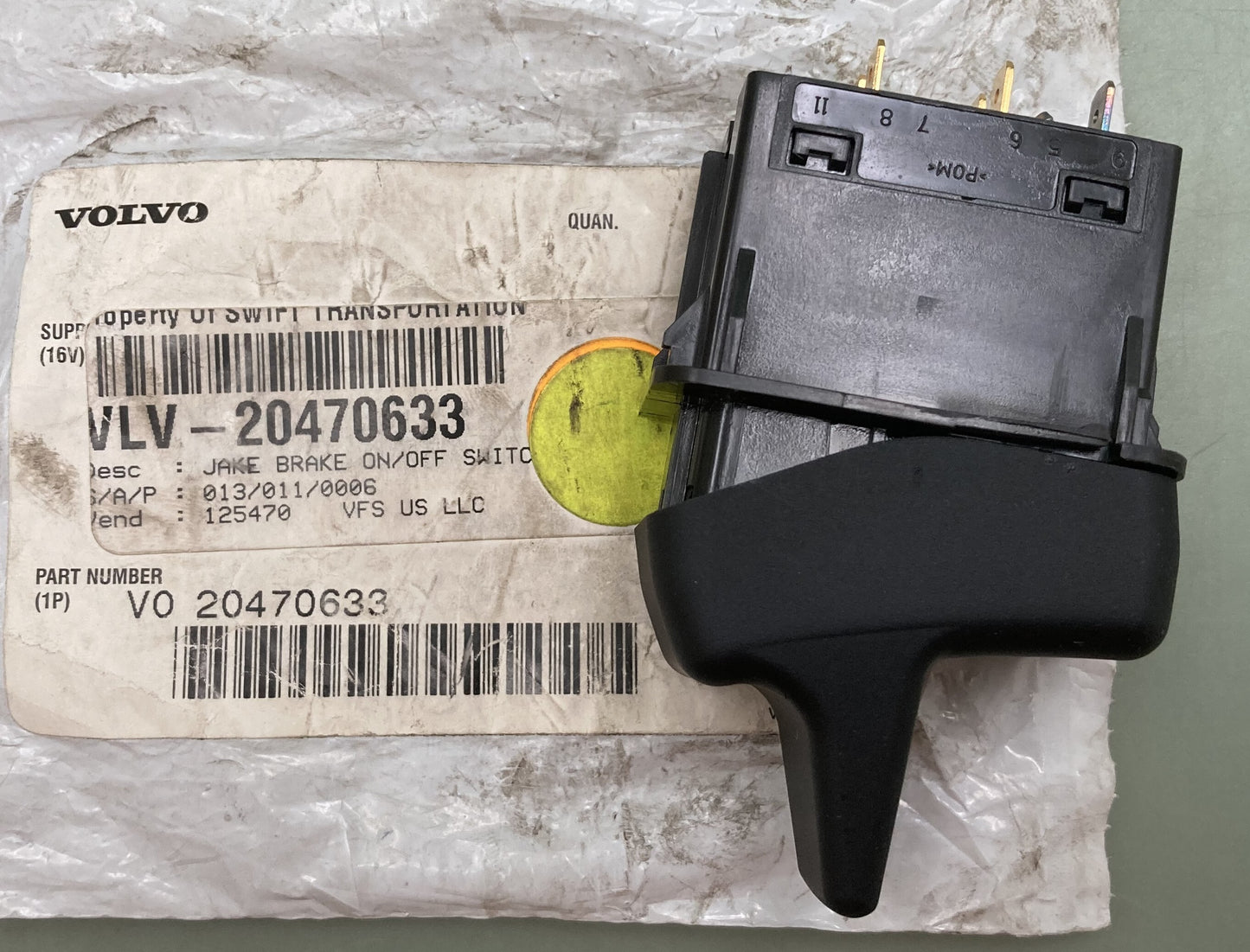 New Genuine Volvo 20470633 Multi-Purpose Switch