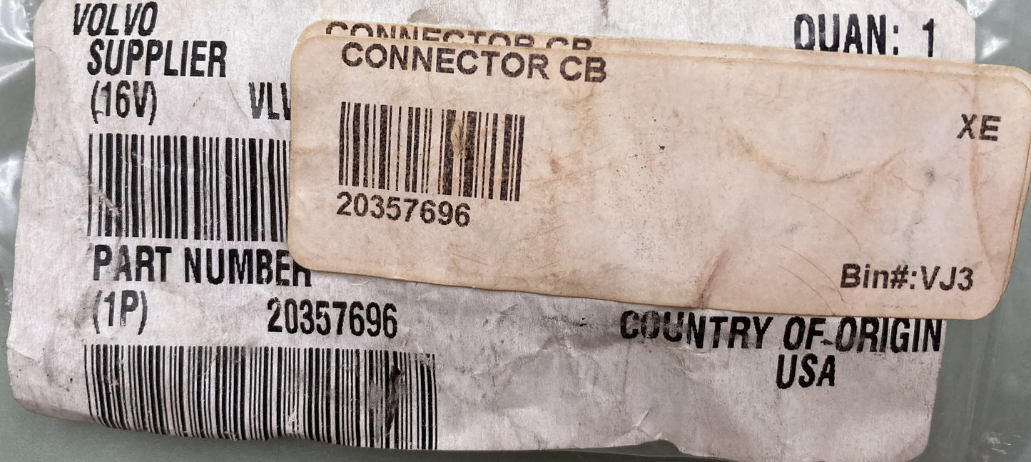 New Genuine Volvo 20357696 CB Connector