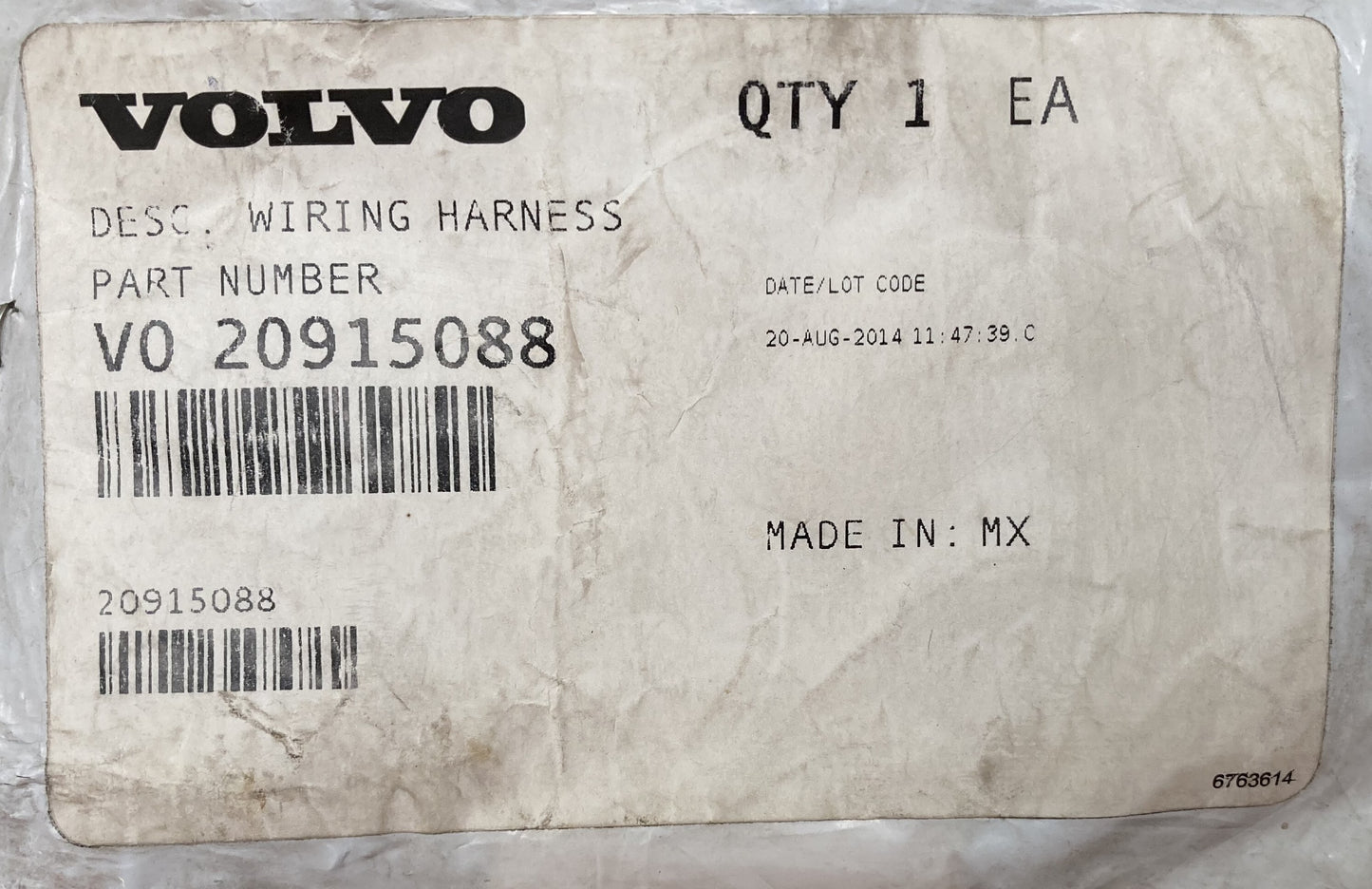 New Genuine Volvo 20915088 Multi-Purpose Wire Cable
