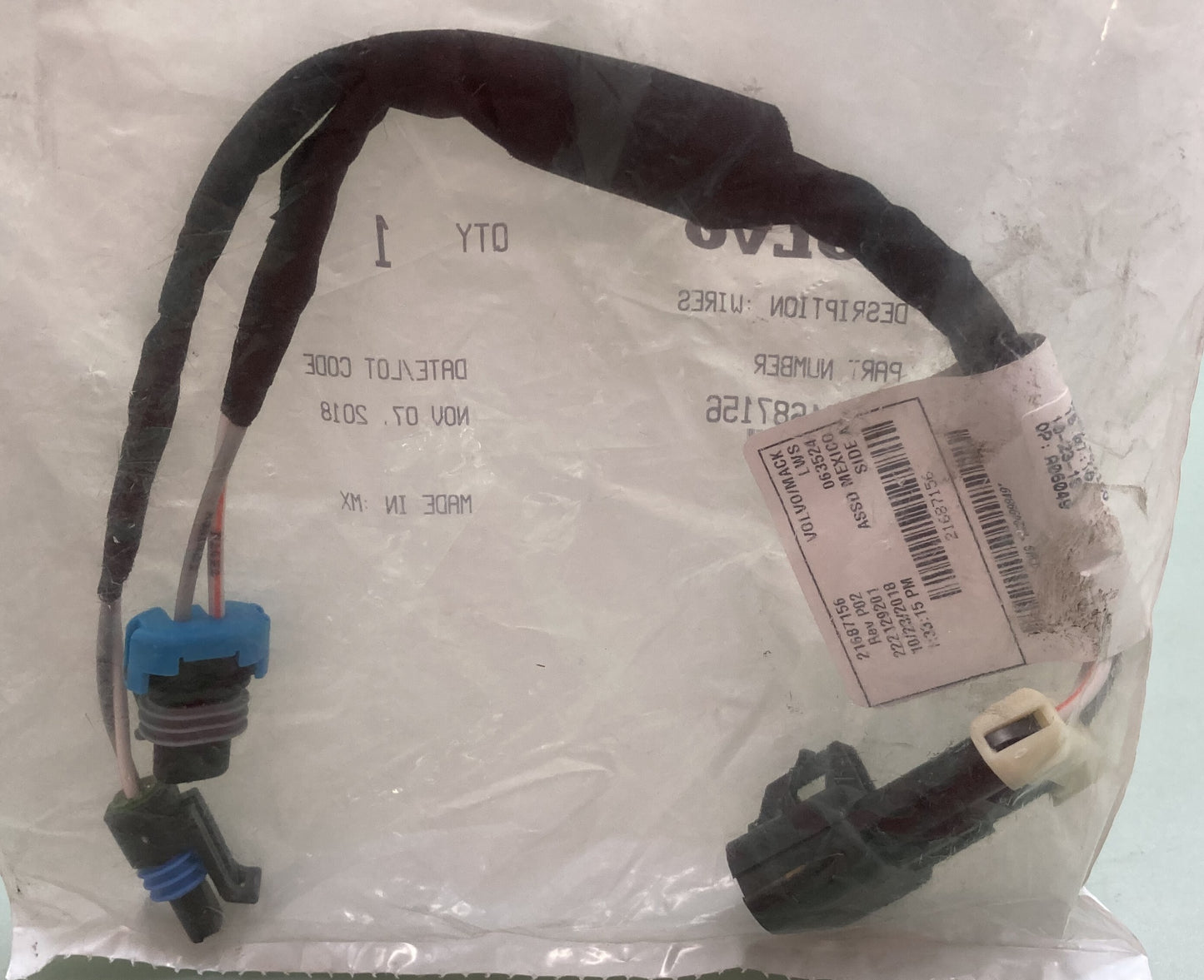 New Genuine Volvo 21687156 Multi-Purpose Wire Cable