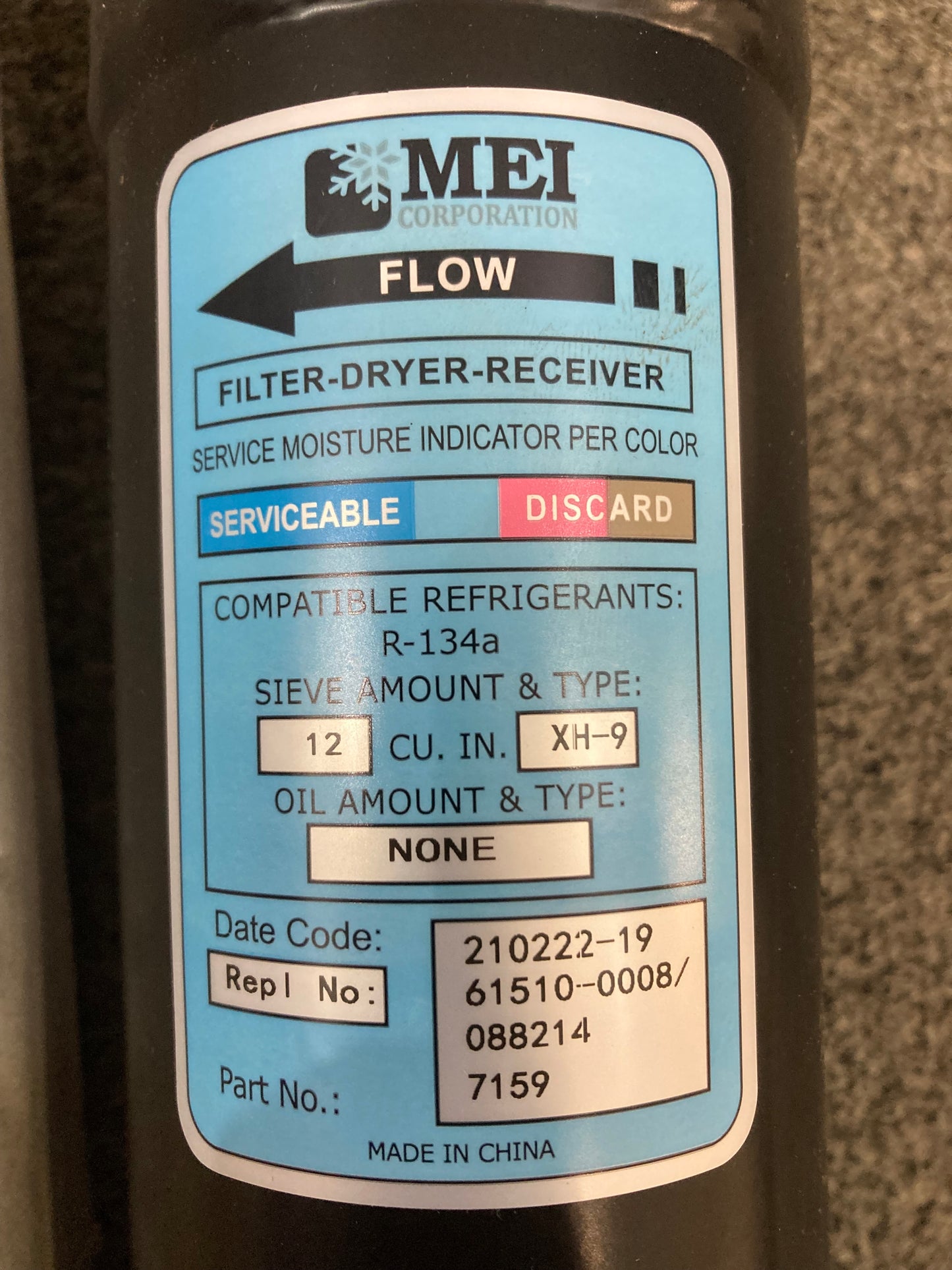 New Genuine Road Choice 1000-RD12095 A/C Receiver Drier for Mack