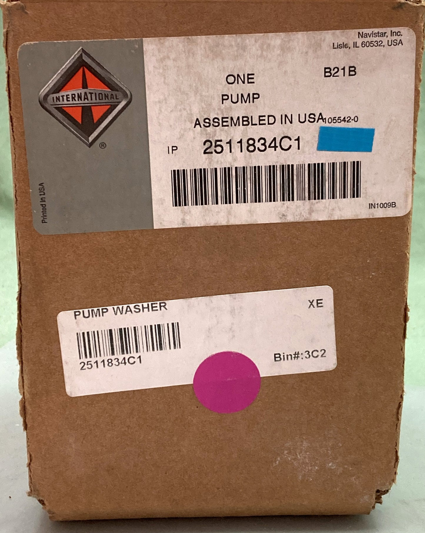 New Genuine International 2511834C1 Pump Washer