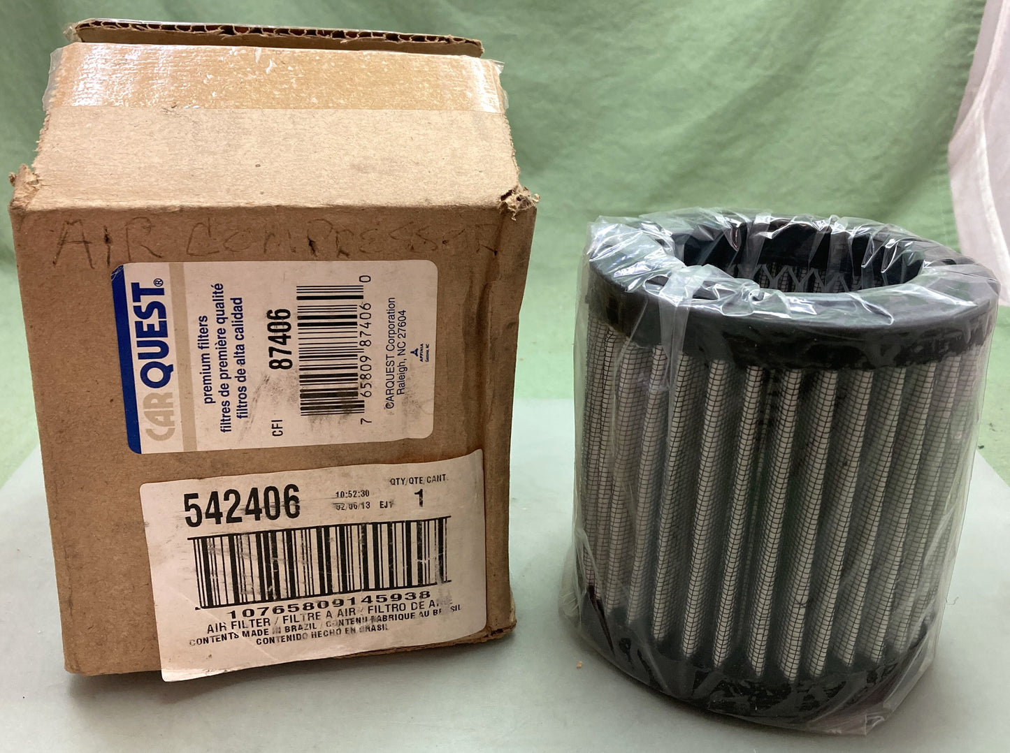 New Genuine Car Quest 87406 Air Filter