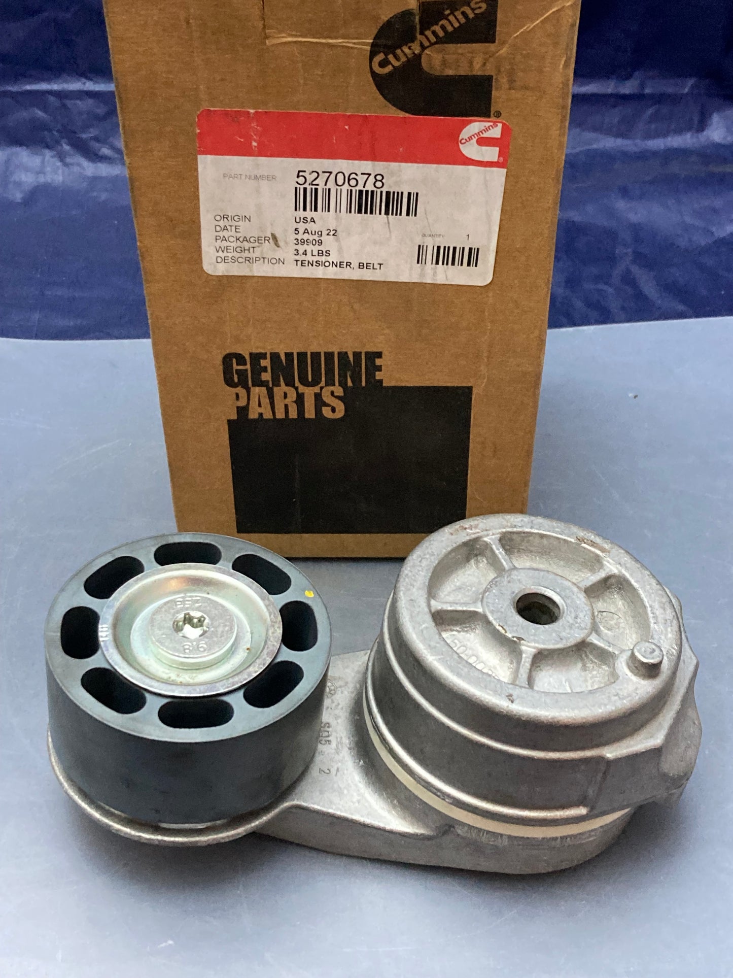 New Genuine Cummins 5270678 Belt Tensioner
