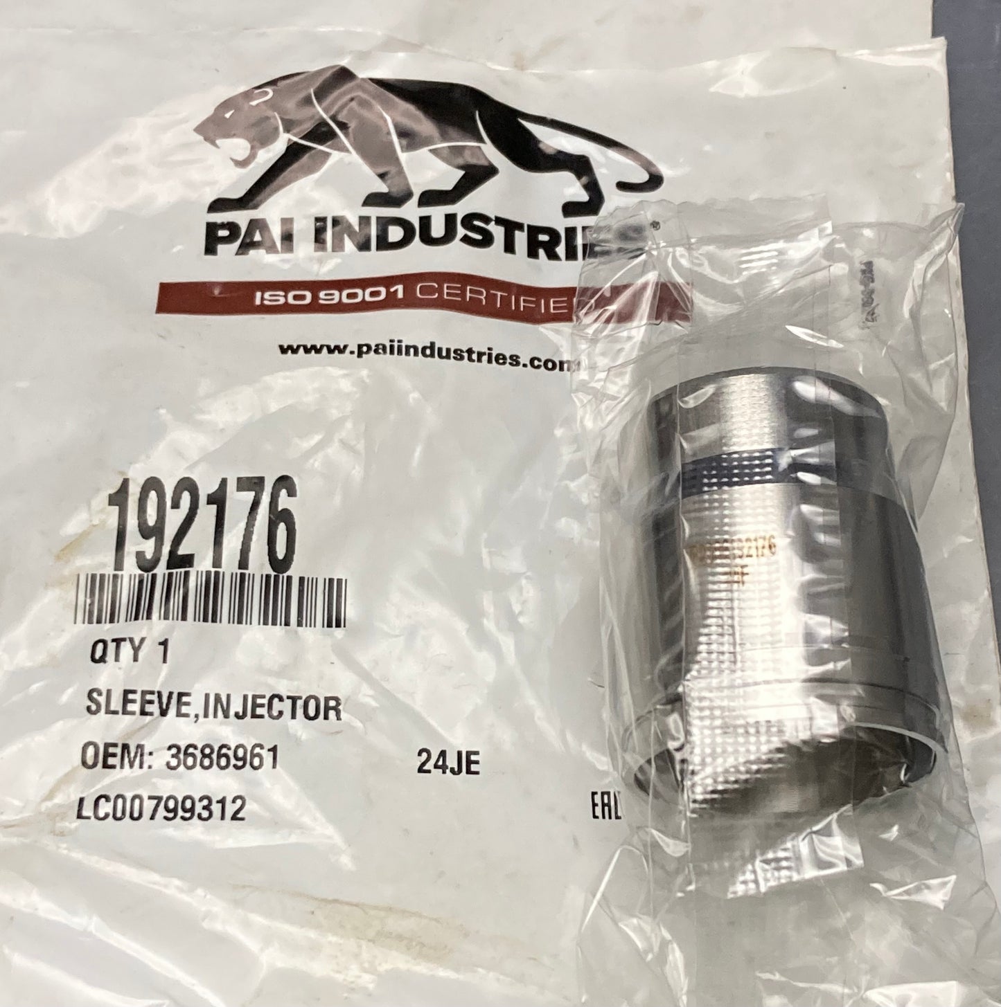 New Genuine Pai Industries 192176 Fuel Injector Sleeve