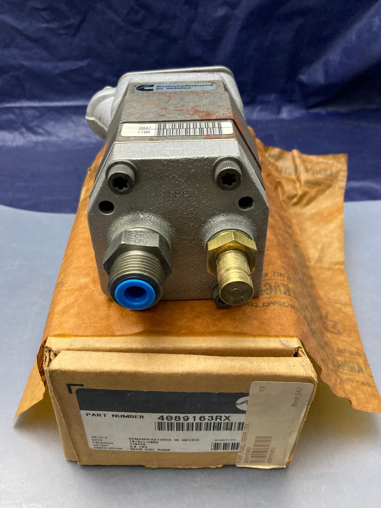 Reman Genuine Cummins 4089163RX Fuel Injector Pump