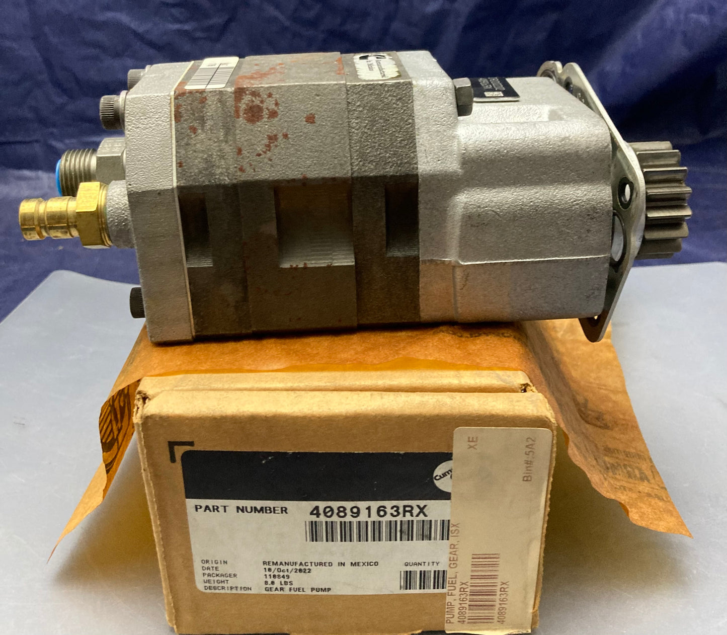 Reman Genuine Cummins 4089163RX Fuel Injector Pump