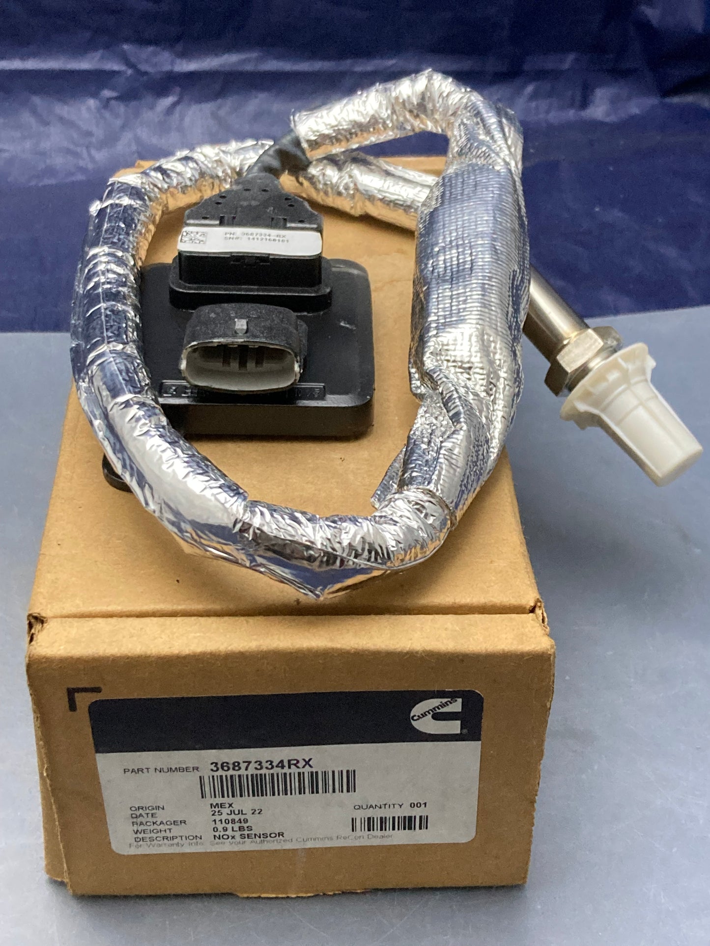 Cummins 3687334RX Sensor, Nitrogen Oxide Reman Genuine