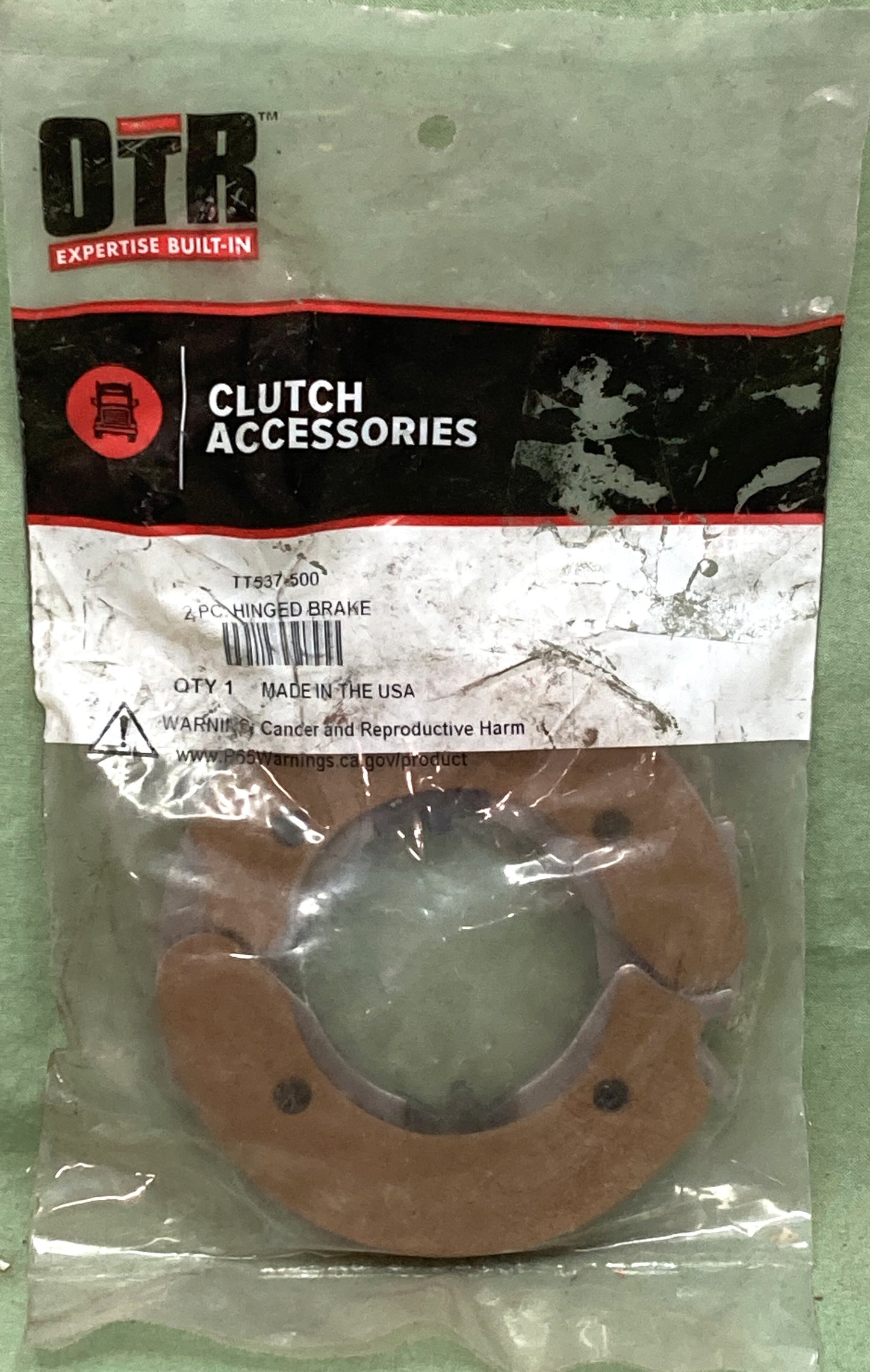 New Genuine OTR TT537-500 Hinged Brake Set