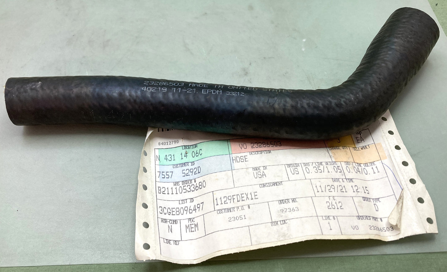 New Genuine Volvo 23286503 Hose