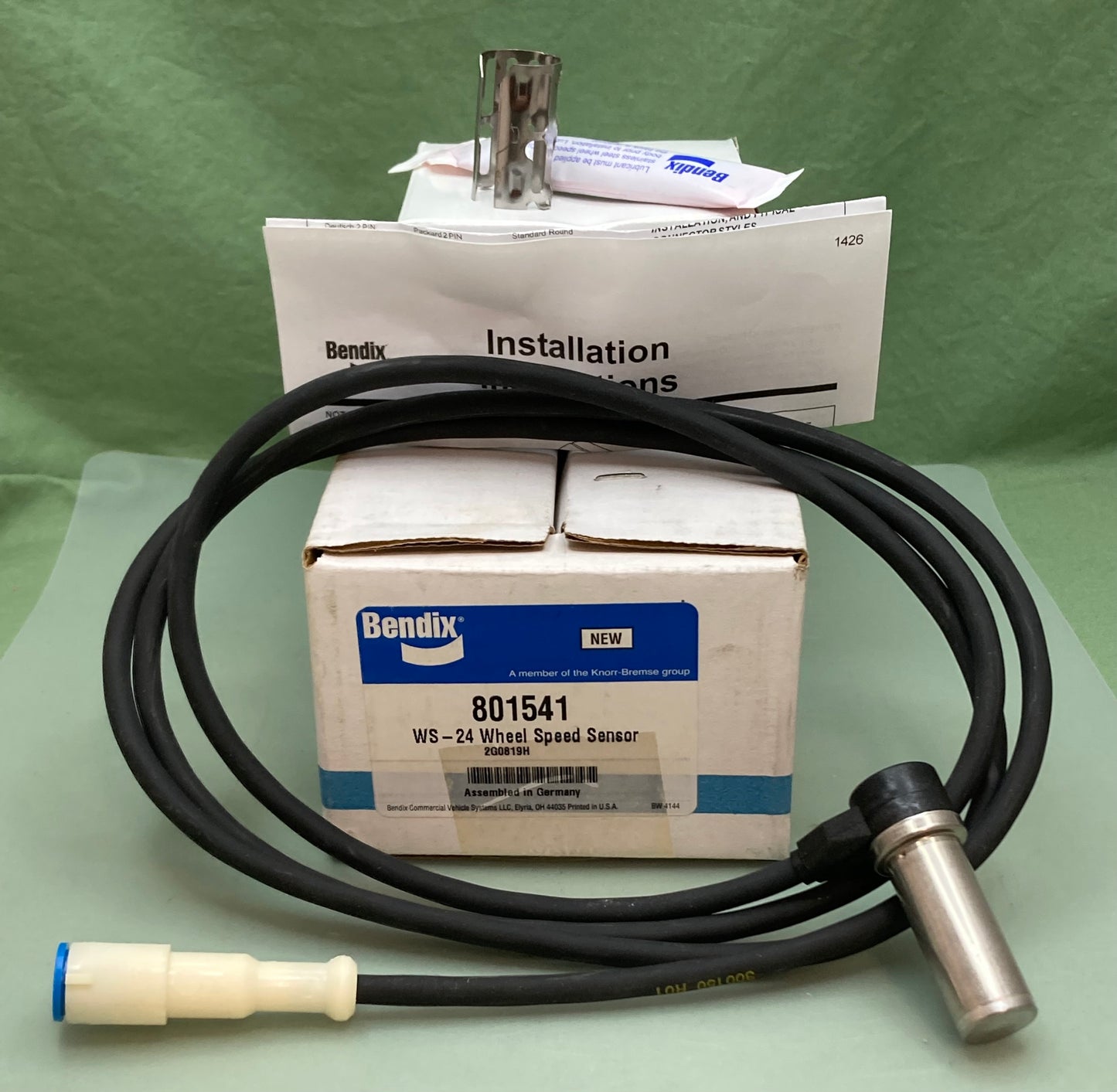 New Genuine Bendix 801541 WS-24 Wheel Speed Sensor