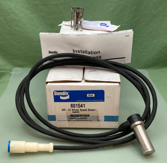 New Genuine Bendix 801541 WS-24 Wheel Speed Sensor